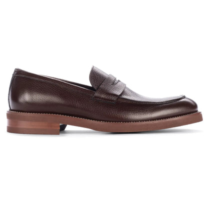 To Boot New York Slade Dark Brown Deerskin Loafer