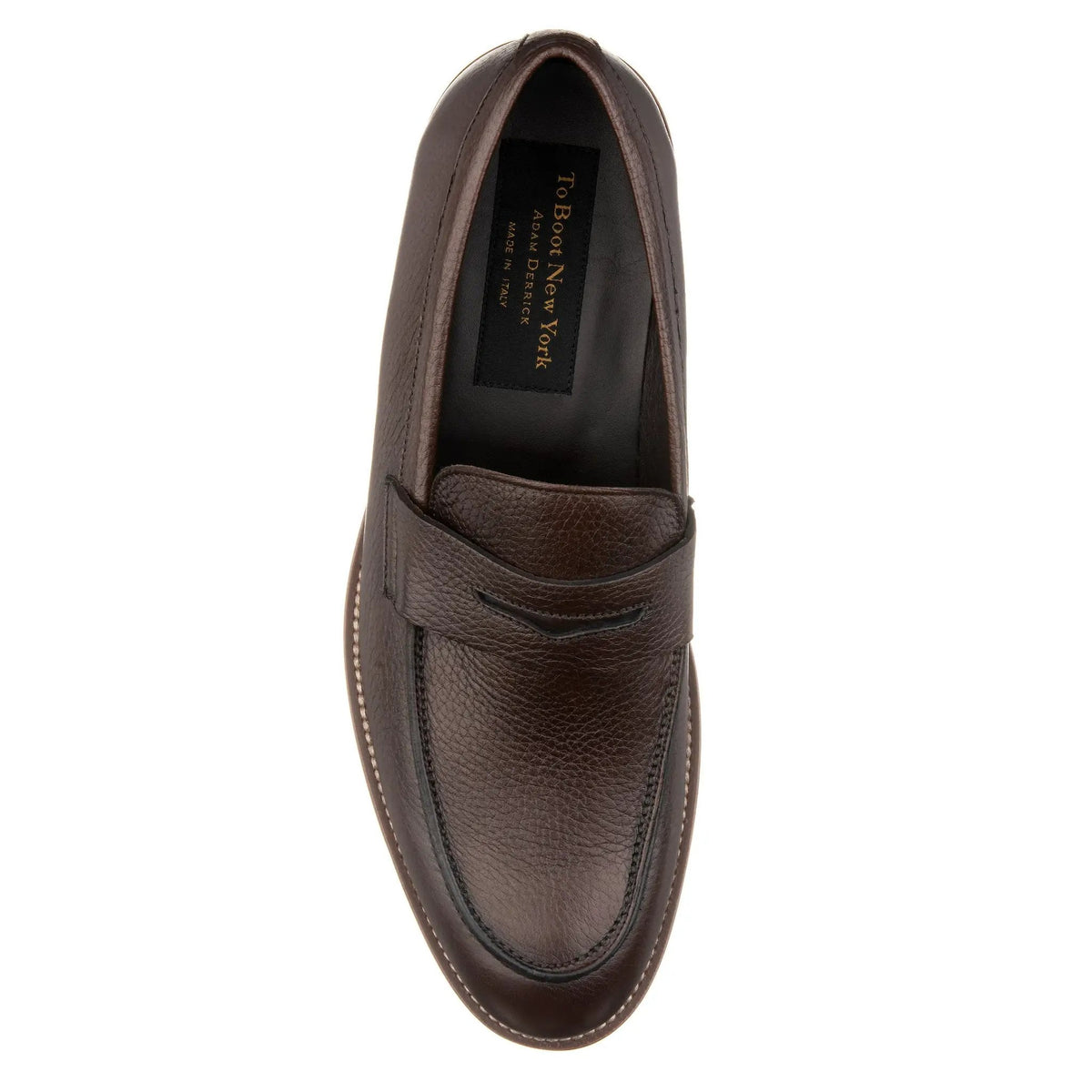 To Boot New York Slade Dark Brown Deerskin Loafer