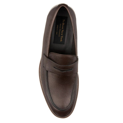 To Boot New York Slade Dark Brown Deerskin Loafer