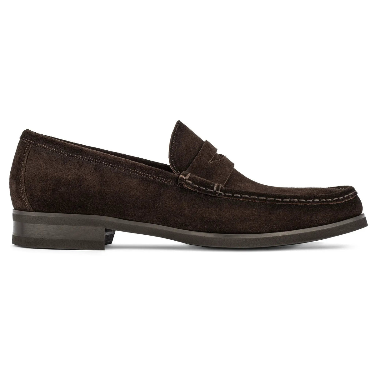 To Boot New York Smythe Dark Brown Suede Penny Loafer