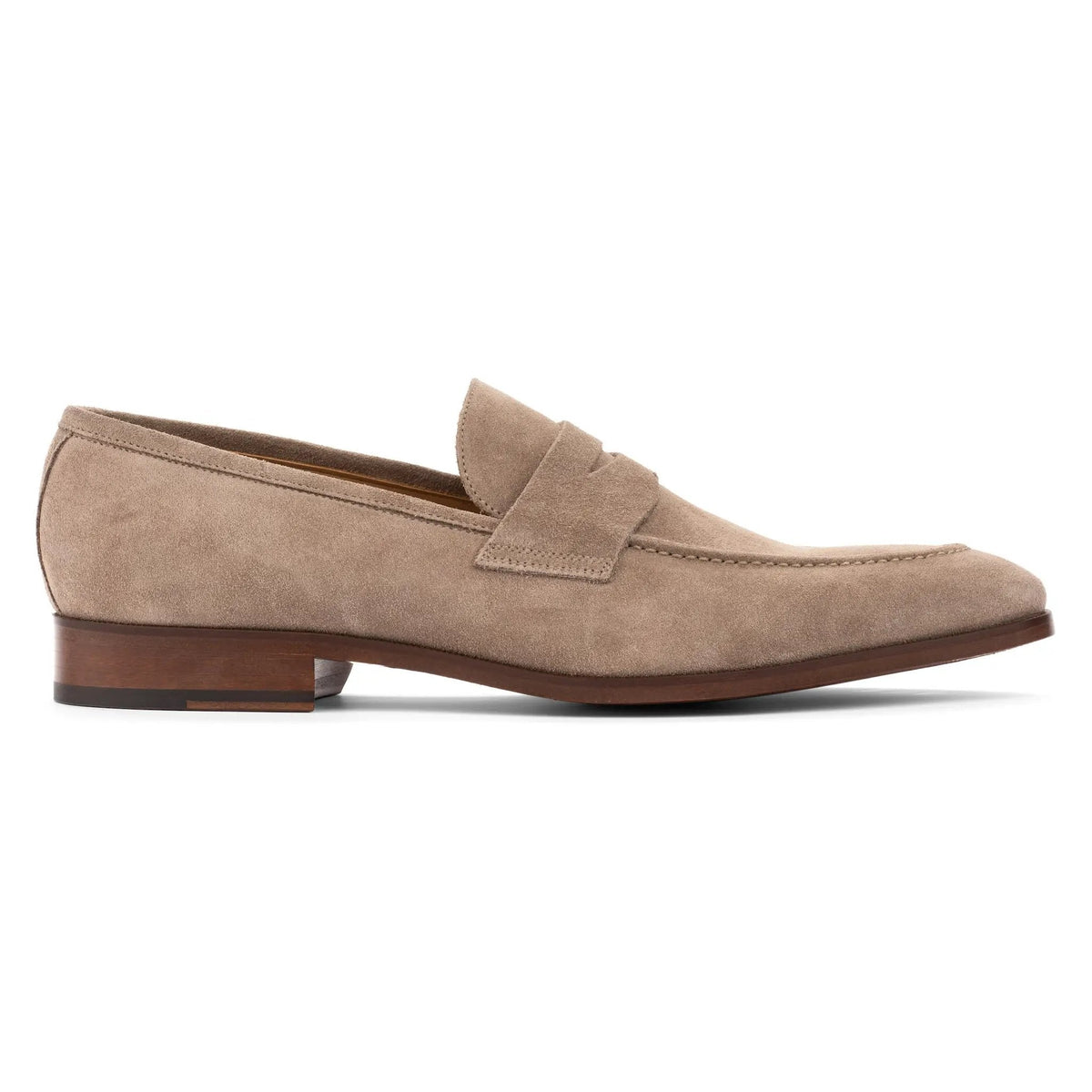 To Boot New York Tesoro Taupe Suede Slip-On Penny Loafer