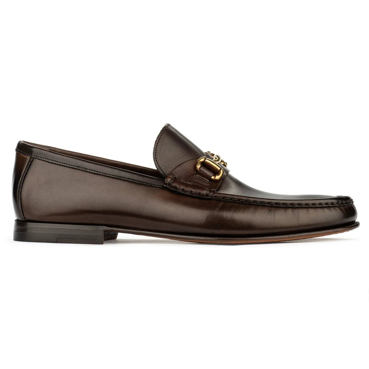 To Boot New York Watts Dark Brown Leather Bit Loafer