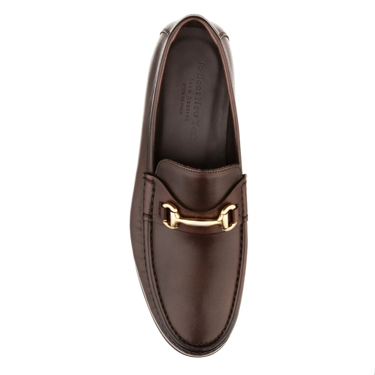 To Boot New York Watts Dark Brown Leather Bit Loafer